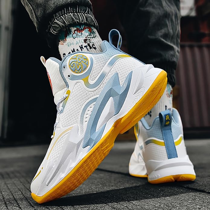 Boys Basketball Shoes Breathable Indoor Athletic Shoes Youth Outdoor Fashion Sneakers Comfortable