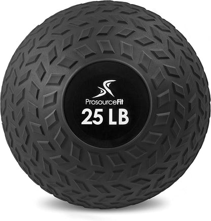 ProsourceFit Slam Medicine Balls 5, 10, 15, 20, 25, 30, 50lbs Smooth and Tread Textured Grip Dead
