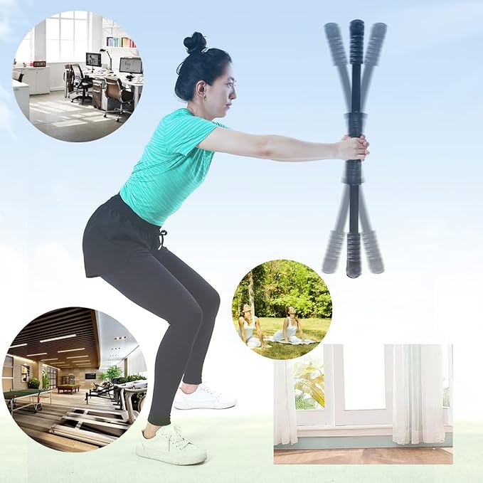 Elastic Fitness Stick Elastic Bar Body Exercise Bar Muscle Training for Exercise Tremor Stick