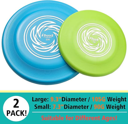 Sports Flying Disc, 2 Pack Compeition Flying Discs, Lightweight Durable Flying Disc Toys for