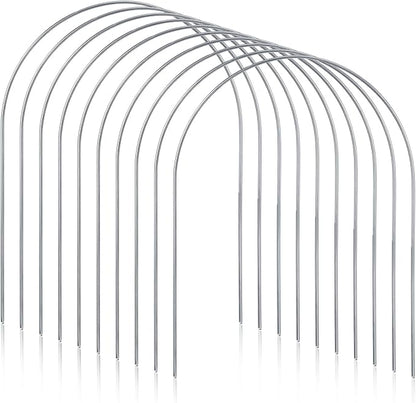 Deekin Set of 9 Croquet Wickets Replacement for Croquet Metal Hoops with Galvanized and Plastic