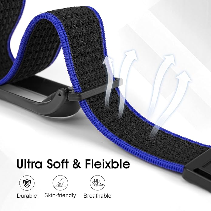 Adjustable Smartwatch Soft Woven Nyon Wristband + Protective Case Base fits for PLAUD AI NotePin