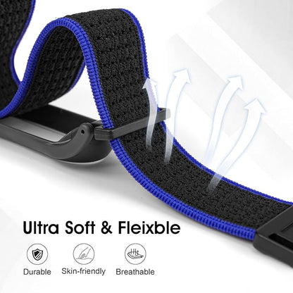 Adjustable Smartwatch Soft Woven Nyon Wristband + Protective Case Base fits for PLAUD AI NotePin