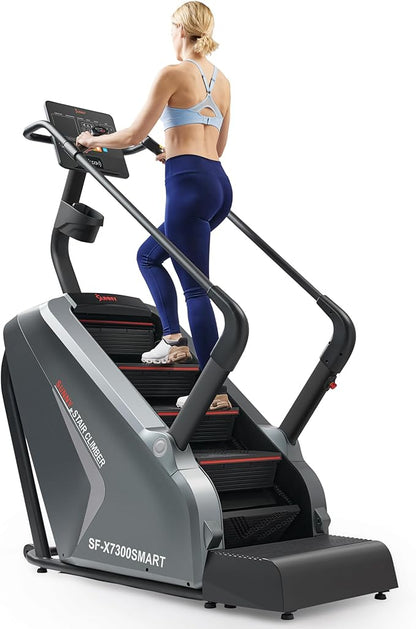 Sunny Health & Fitness Premium High-Intensity Smart Stepper Stair Climber, Commercial Grade, Cardio