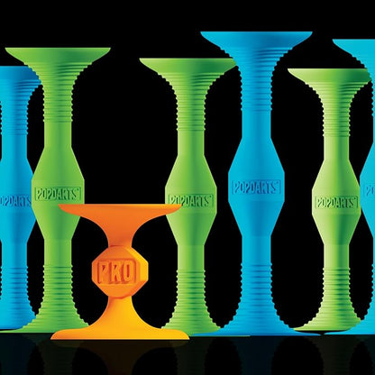 POPDARTS Glow Pack Game Set Glow in The Dark (Blue and Green) - Indoor, Outdoor Suction Cup
