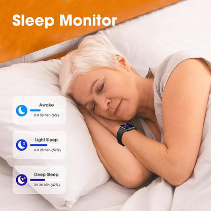 Pedometer Watch Senior Friendly No App/Phone Required, Waterproof Fitness Tracker Watch with Step