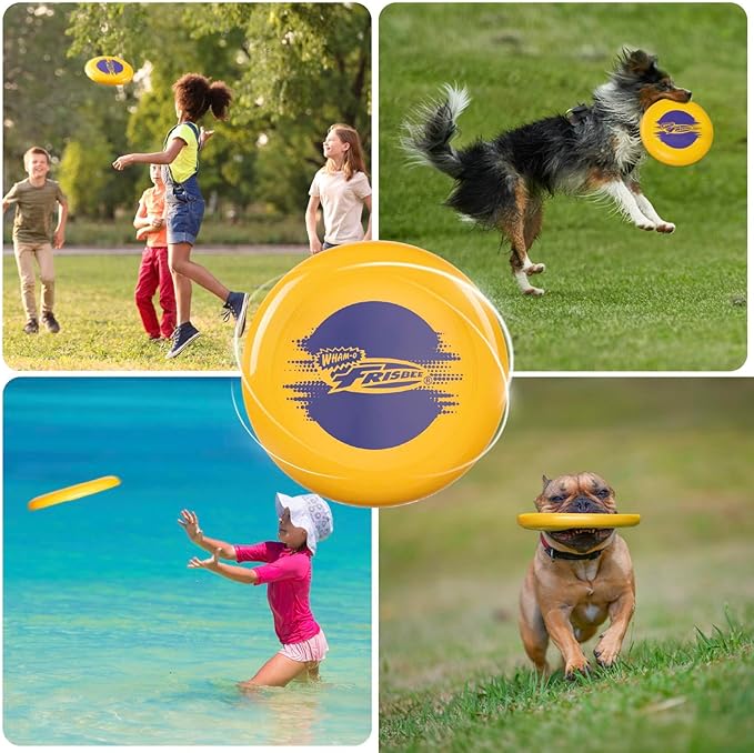 Wham-O Frisbee Cool Flyer Flying Disc, 9.95 Inch Sports Disc Lightweight Durable for Outdoor Beach