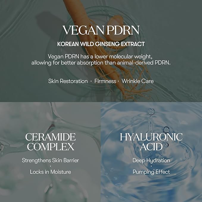 VT COSMETICS PDRN Daily Mask 30 Sheets, Vegan PDRN for Skin Restoration & Radiance, Hydrating &
