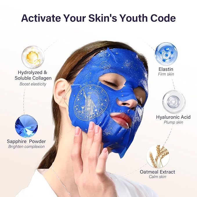 ZealSea Collagen Face Masks Skincare, Triple Collagen Mascarillas para la cara for Women