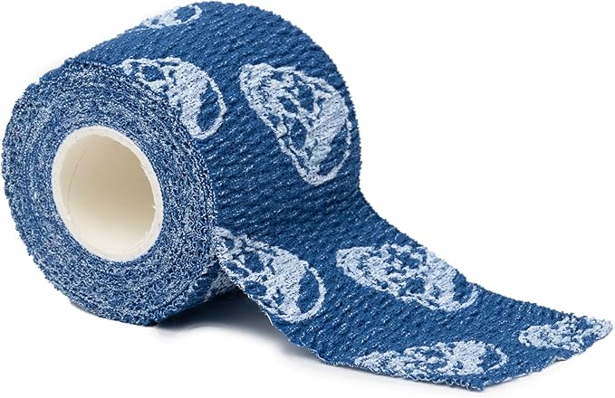 Gymreapers Hook Grip Weightlifting Tape (3 Pack) Premium Adhesive Thumb Skull Tape for Finger