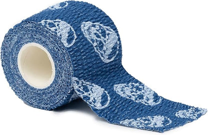 Gymreapers Hook Grip Weightlifting Tape (3 Pack) Premium Adhesive Thumb Skull Tape for Finger