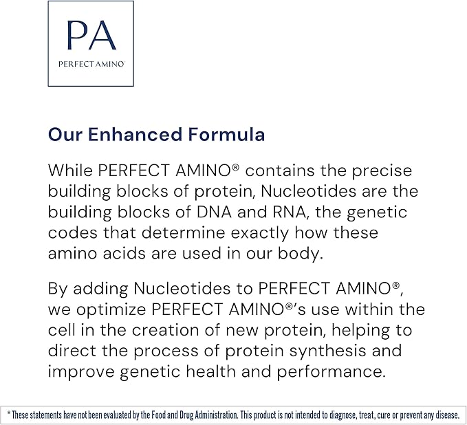 BodyHealth PerfectAmino Powder - BCAA and EAA Powder for Pre and Post Workout - Amino Acid Energy