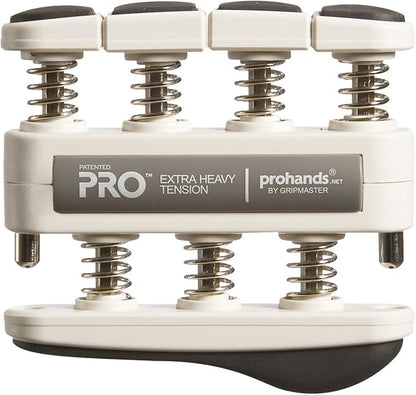 PRO Hand Exerciser, Finger Exerciser (Hand Grip Strengthener), Spring-Loaded, Finger-Piston System