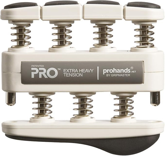 PRO Hand Exerciser, Finger Exerciser (Hand Grip Strengthener), Spring-Loaded, Finger-Piston System