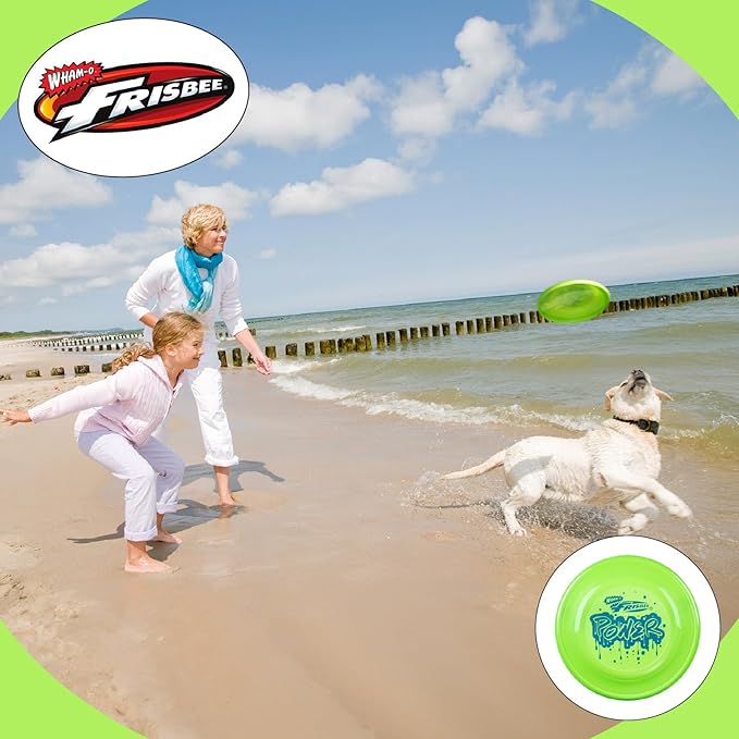 Wham-O Frisbee Fastback Flying Disc, 9.35 Inch Dog-Friendly Lightweight Sports Disc Toy for Outdoor