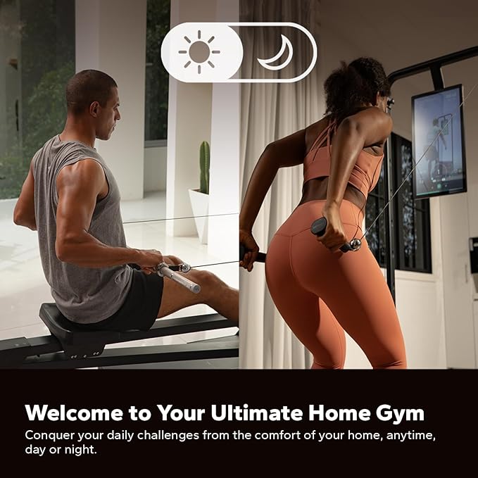 Gym Monster Smart Home Gym, Multifunctional Strength Training Machine, Smith Machine Power Cage