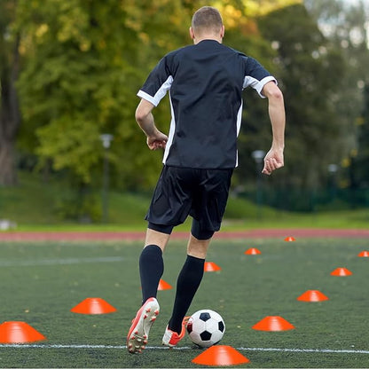 Agility Training Equipment Soccer Speed Training Includes 4 Adjustable Soccer Agility Poles 4