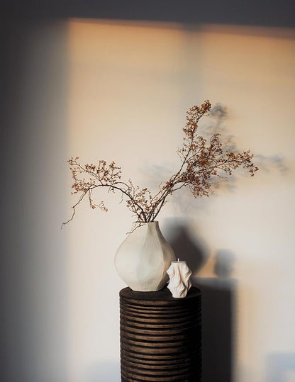 LAWA Cascading Wave Candle - Large Beautiful Handmade Pillar Scented Soy Wax Elegant Bubble