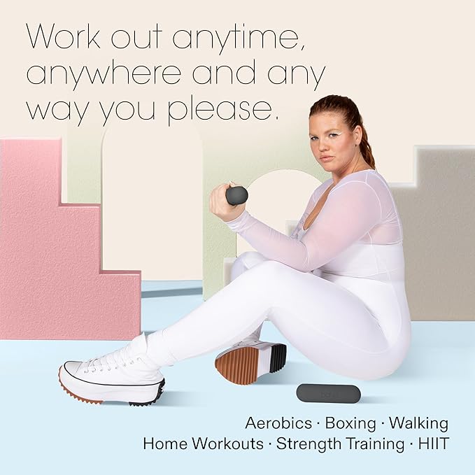 Bala Bars Dumbbell Set for Women & Men - Set of 2 Bars Designed for Walking, Strength Training