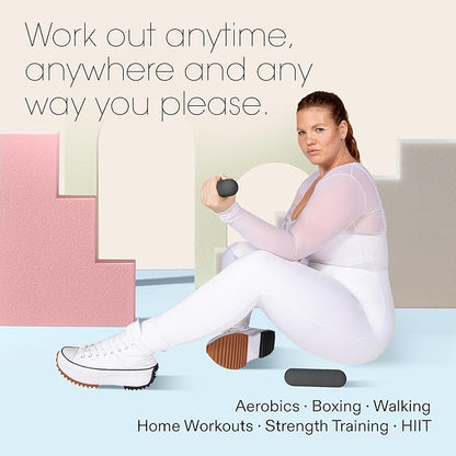 Bala Bars Dumbbell Set for Women & Men - Set of 2 Bars Designed for Walking, Strength Training