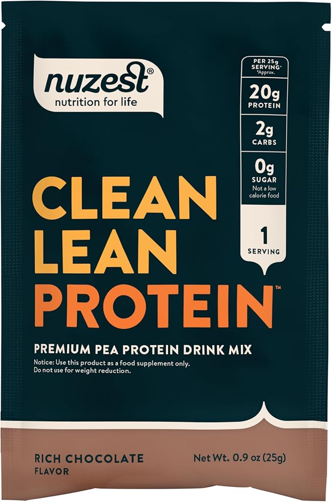 Nuzest - Pea Protein Powder - Clean Lean Protein, Premium Vegan Plant Based Protein Powder, Dairy