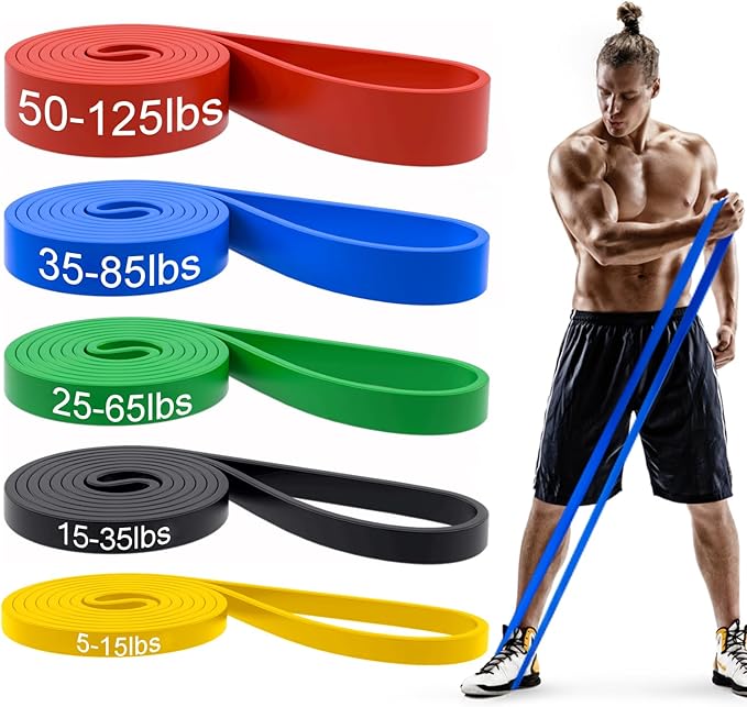 Pull Up Bands, Resistance Bands, Pull Up Assistance Bands Set for Men & Women, Exercise Workout