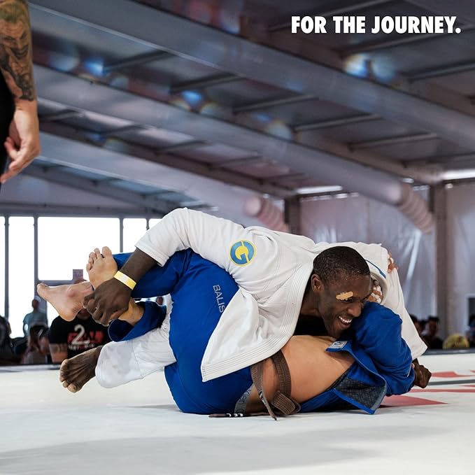 Gold BJJ Aeroweave Jiu Jitsu Gi - Ultra Lightweight BJJ Gi - Preshrunk Brazilian Jiu Jitsu Uniform