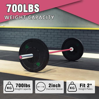PROOFGOLD 6.6ft/7ft Olympic Barbell Bar 35Lb(15kg)/45LB(20kg) Barbell,Bench Press Bar for Squats
