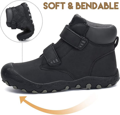 Mishansha Kids Hiking Boots Toddler Girls Boys Hiking Shoes Water-Resistant Anti-Collision Non-Slip