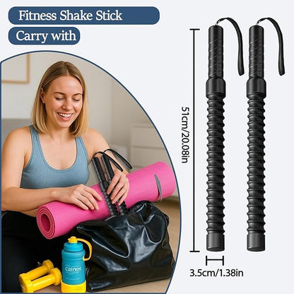 Ropeless Battle Ropes for Exercise Workout, Cordless Jump Rope, Portable Workout for Home Gym