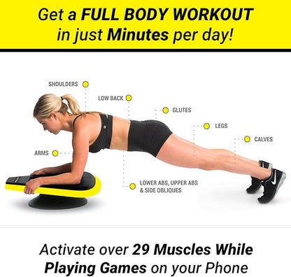 Stealth Core Deluxe Trainer - Turn Fitness Into a Fun Game - Get Strong Sexy Abs and Lean Core