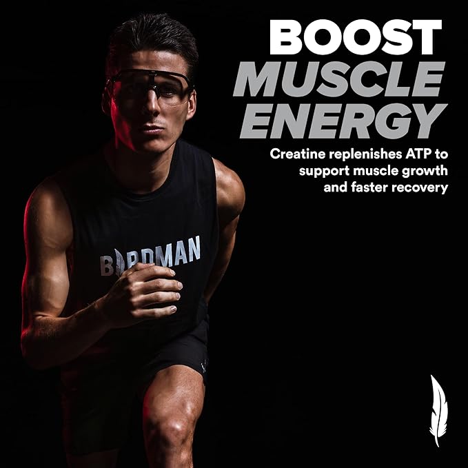 Micronized Creatine Monohydrate Powder, Muscle Recovery, Caffeine Free, Creatine Pre Workout