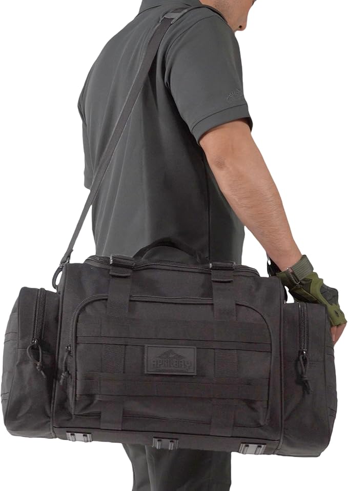 Duffel Bag – Heavy Duty Tactical Gym Bag for Men, Splashwater-Proof Weekender Travel Bag for