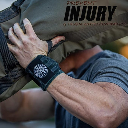 Iron Infidel Wrist Wraps for Weightlifting - 18" and 24" Heavy Duty Support for Working Out, Gym