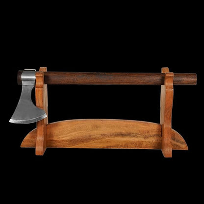 Mythrojan Medieval Sword Stand Solid Wood Horizontal Display Rack for Katana, Samurai, Gladiator