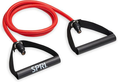 SPRI Xertube Resistance Bands with Handles – All Exercise Cords Sold Separately with Home Gym