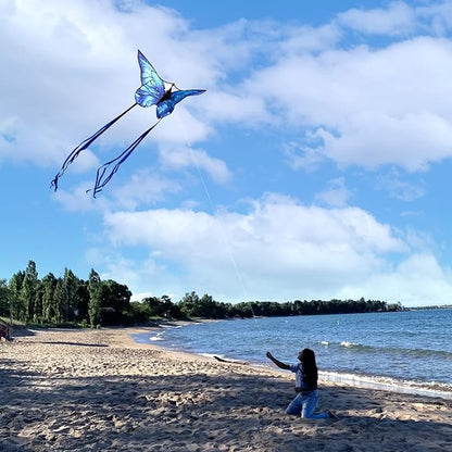 Butterfly Kites for Kids and Adults, Easy to Fly Large Single Line Kite for Boys and Girls - 55" x