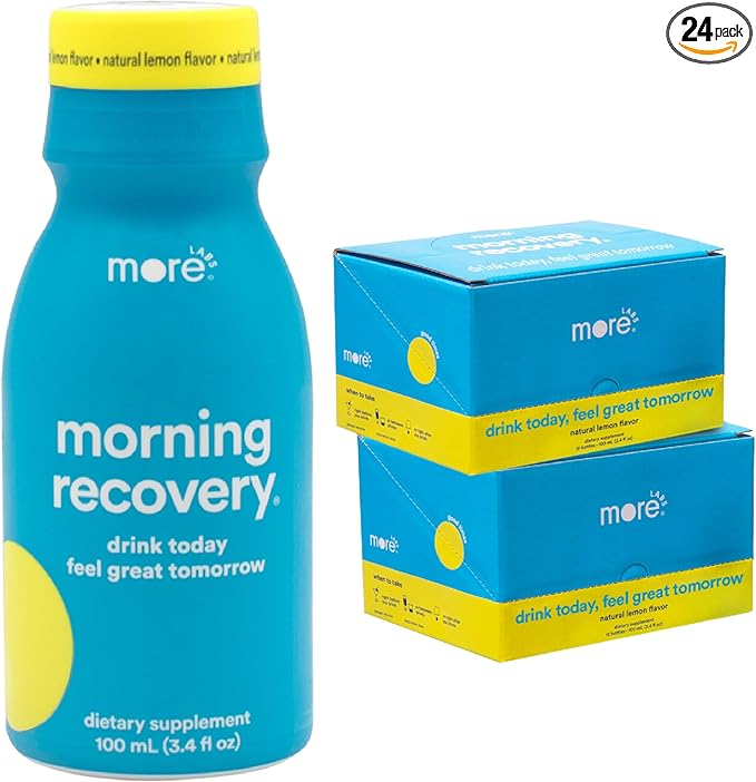 Morning Recovery Electrolyte, Milk Thistle Drink Proprietary Formulation to Hydrate While Drinking