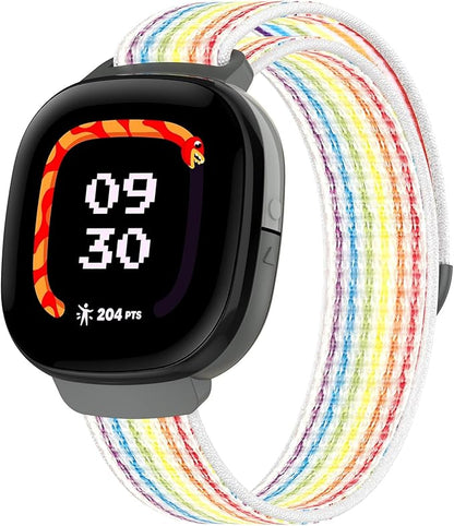 Compatible with Fitbit Ace LTE, Quick Release Nylon HOOK LOOP Sport Strap Accessory Fit for Fitbit