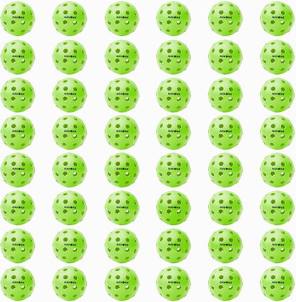 Navona 48 Pack Premium 40-Holes Outdoor Pickleball Balls, Meet USAPA Official Requirement