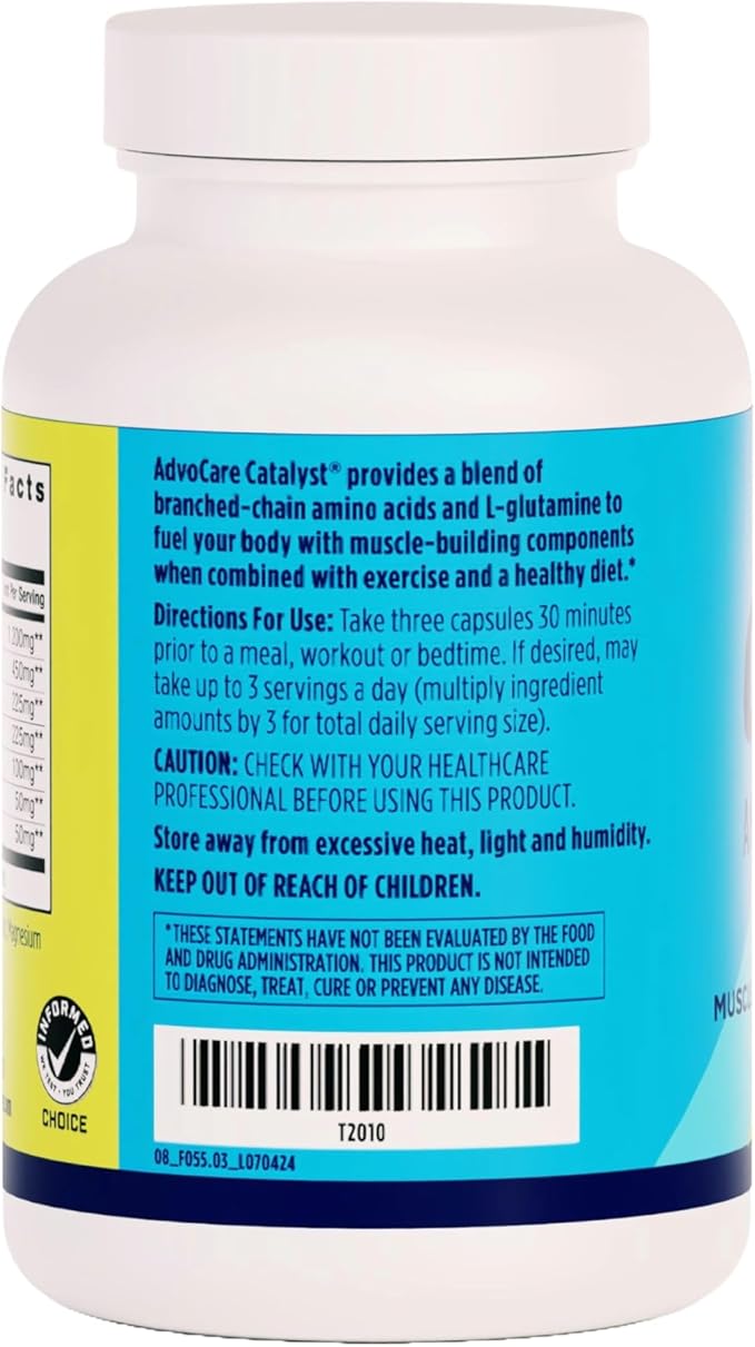AdvoCare Catalyst Amino Acid Dietary Supplement - BCAA Supplement with L-Arginine & L-Glutamine