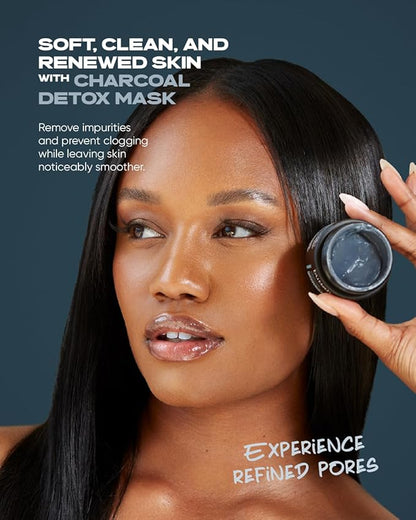 Buttah Skin Charcoal Detox Mask 1 fl oz e 30 mL - Activated Charcoal - African Butters - Rose Water