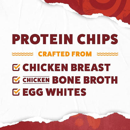 WILDE Protein Chips Barbeque, Thin and Crispy High Protein Snacks, Keto Friendly, Low Carb Chips