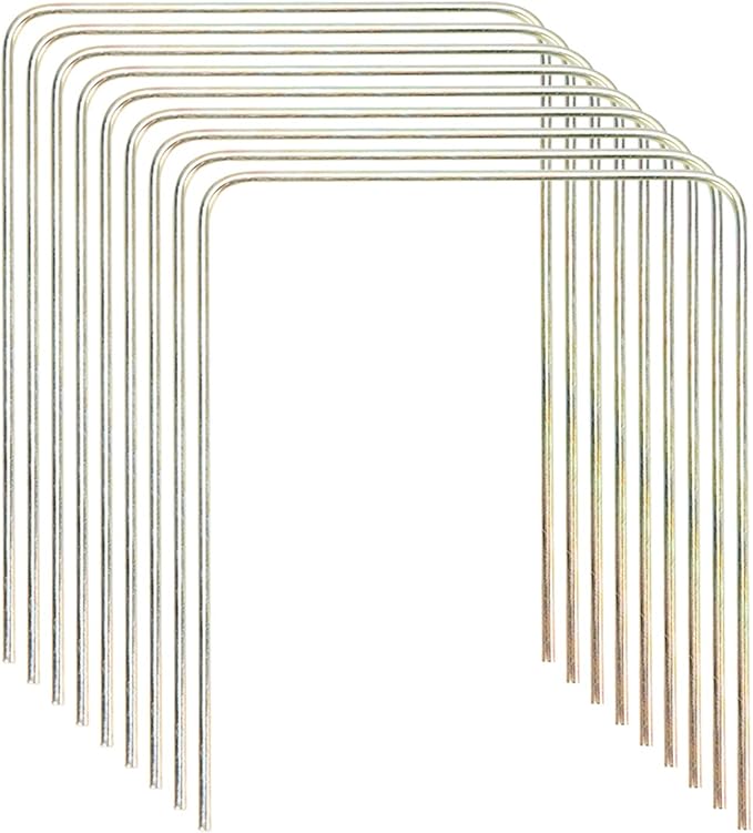 ApudArmis Regulation Croquet Wickets, Set of 9 Colorful Square Arrow Wickets Replacement for 28In