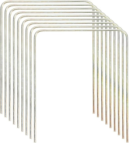 ApudArmis Regulation Croquet Wickets, Set of 9 Colorful Square Arrow Wickets Replacement for 28In