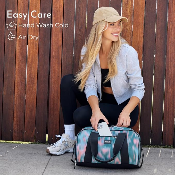 Vooray Burner Gym Duffel Bag, Gym Bag for Women and Men with Shoe Compartment, Weekender, Overnight