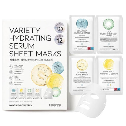 #OOTD Face Mask Korean Skincare for Dry Sensitive Skin | Hydrating, Revitalizing, Calming