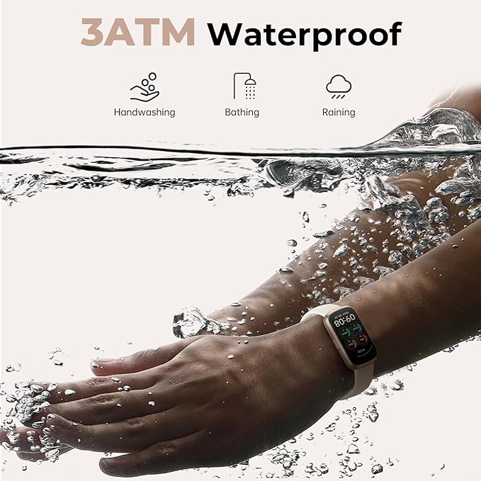 Fitness Tracker for Women Men, Smart Watch Band with 24/7 Heart Rate Blood Oxygen Sleep Monitor