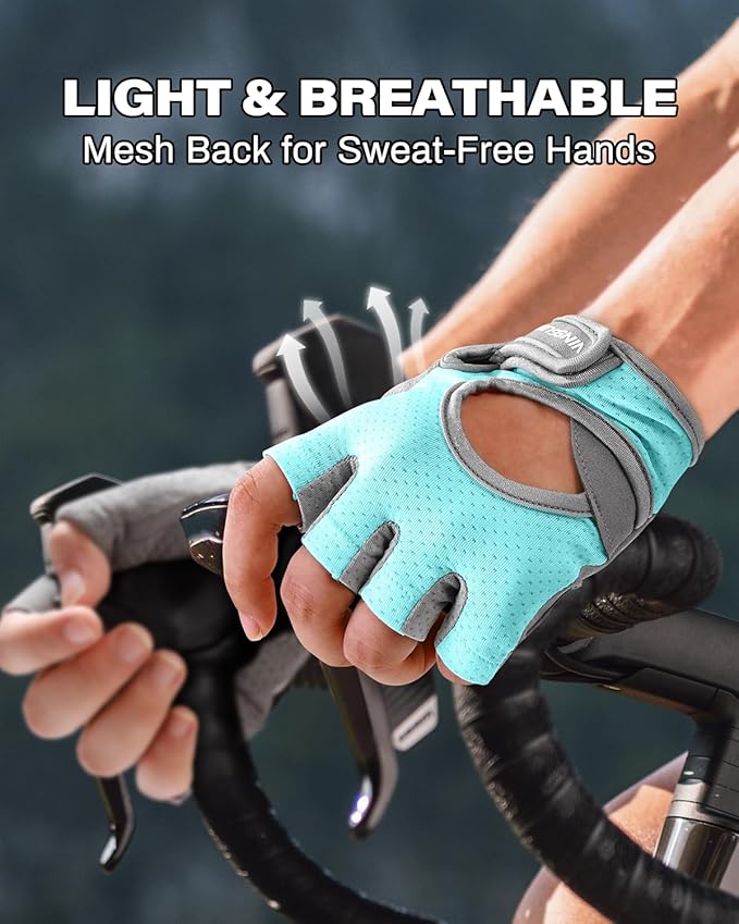 VINSGUIR Workout Gloves for Women and Men, Breathable Weight Lifting Gloves for Gym Exercise