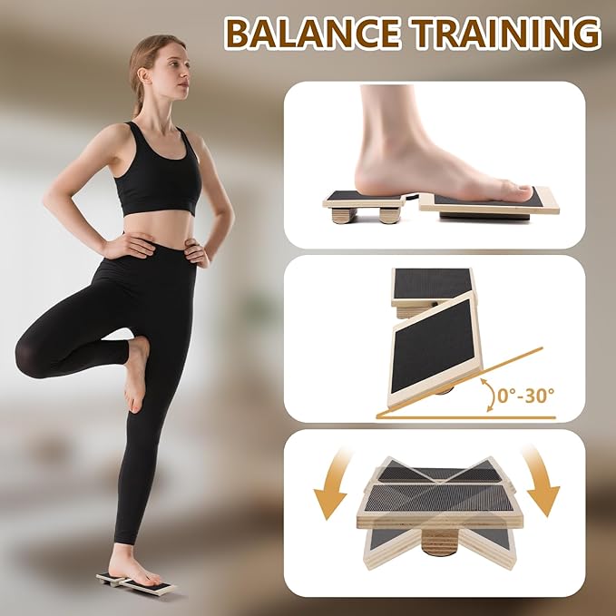 Ankle Balance Board for Sprained Ankle Recovery,Plantar Fasciitis Relief,Posture Corrector,Physical
